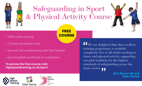 Safeguarding in sport and physical activity graphic 