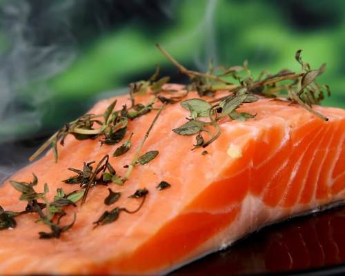 Recipe: Crispy salmon