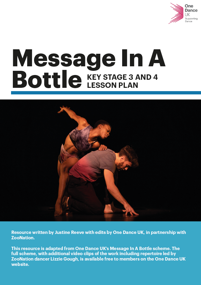 Message In A Bottle Key Stage 3 and 4 Lesson Plan Message In A Bottle Key Stage 3 and 4 Lesson Plan