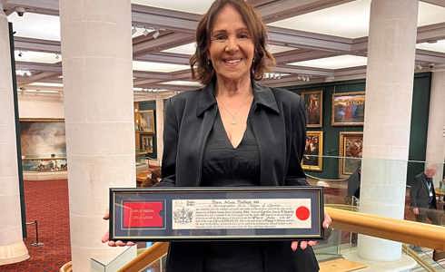 Dame Arlene Phillips receives the Freedom of the City of London