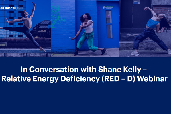 One Dance UK in conversation with Shane Kelly