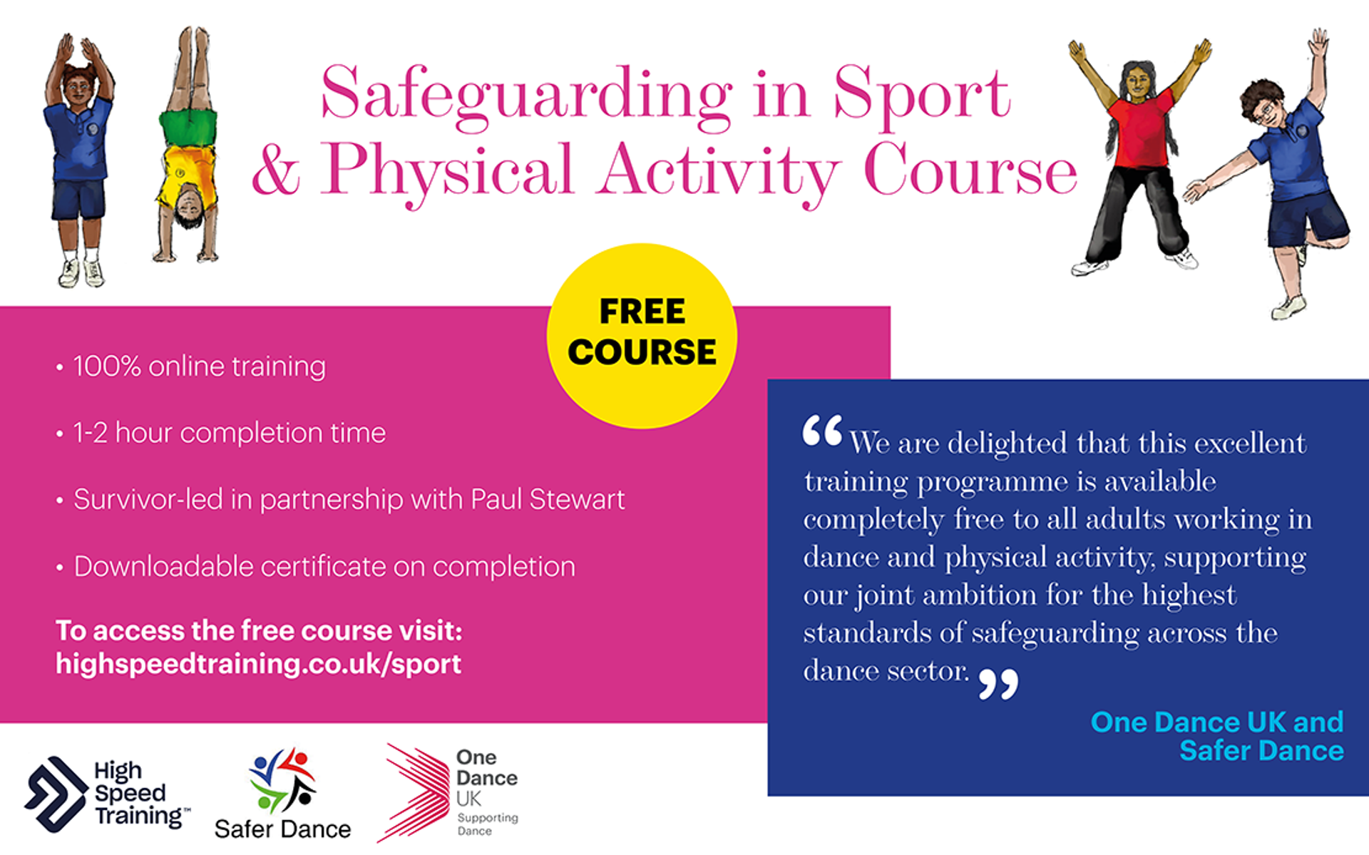 Safeguarding in sport and physical activity graphic Safeguarding in sport and physical activity graphic