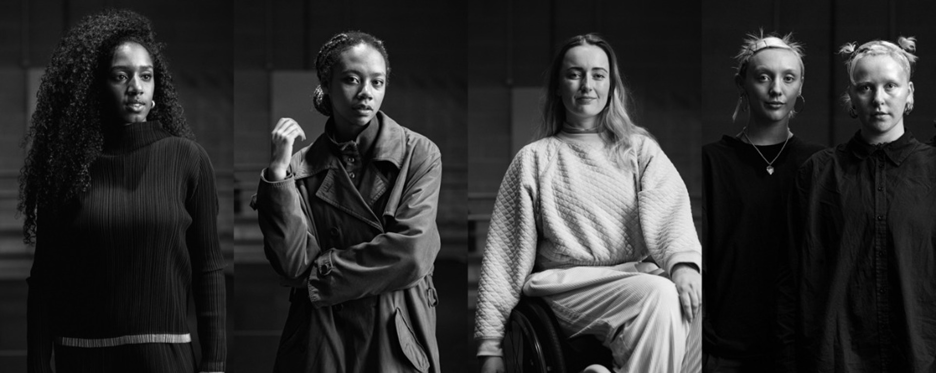 From left to right: BLUE MAKWANA, Elisabeth Mulenga, Maiya Leeke, and Roseann & Sula Image credit: Jack Thomson From left to right: BLUE MAKWANA, Elisabeth Mulenga, Maiya Leeke, and Roseann & Sula Image credit: Jack Thomson