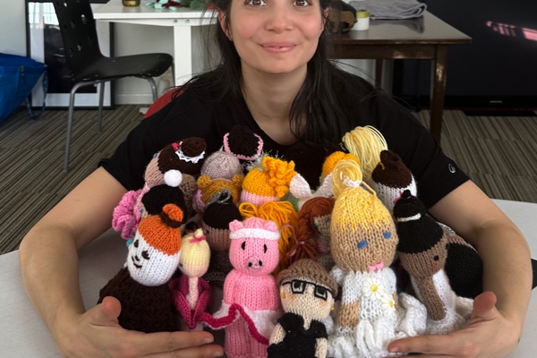 Why are knitted tiny dancers popping up around Newcastle's West End?