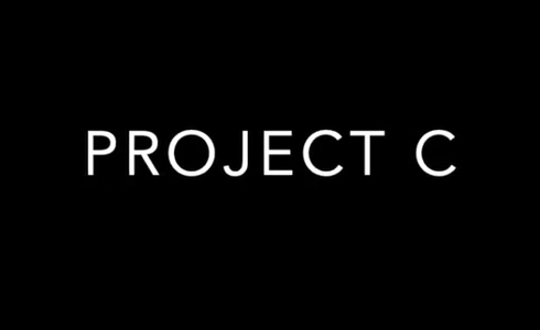 black slide with text saying project C