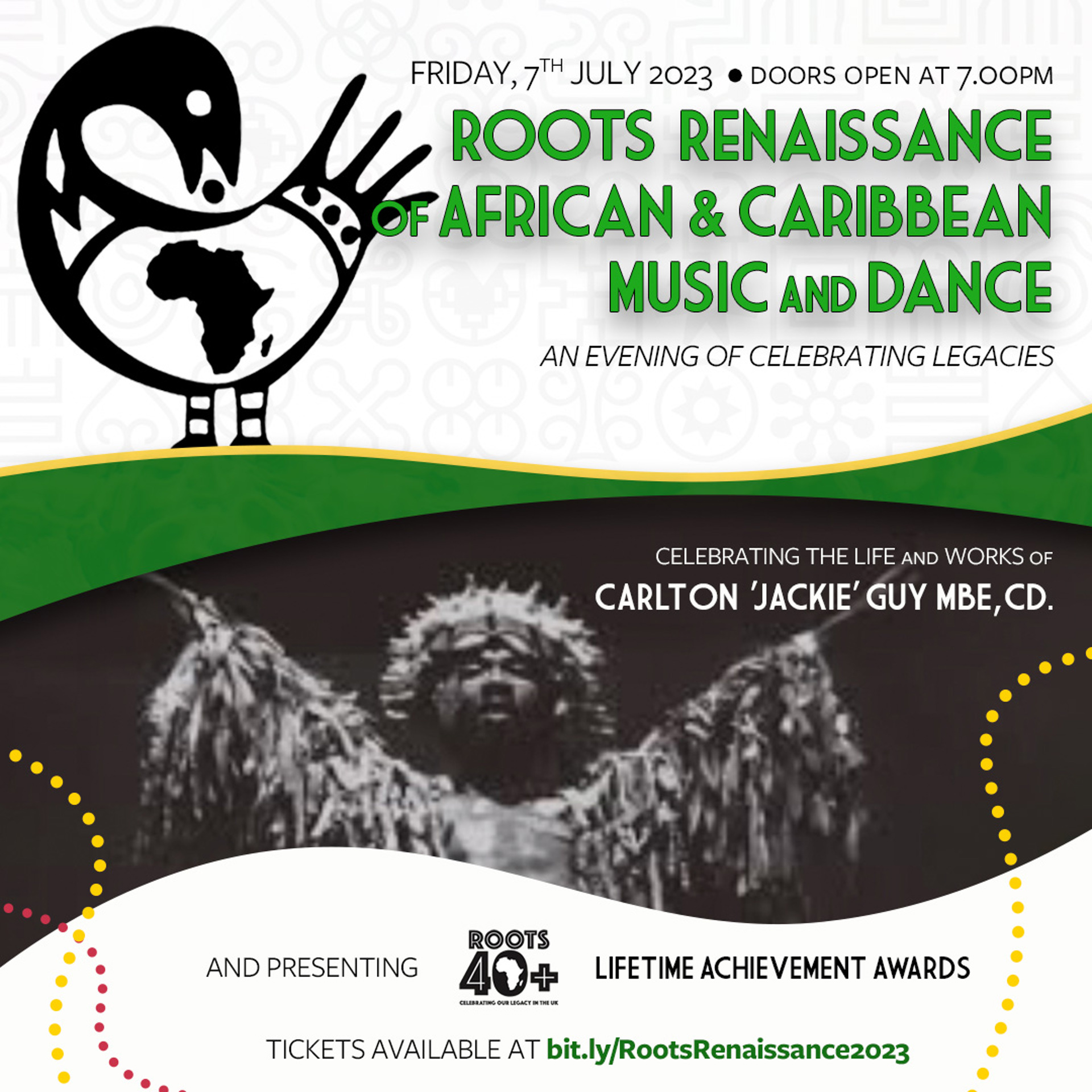poster for roots renaissance of African and Caribbean music and dance poster for roots renaissance of African and Caribbean music and dance