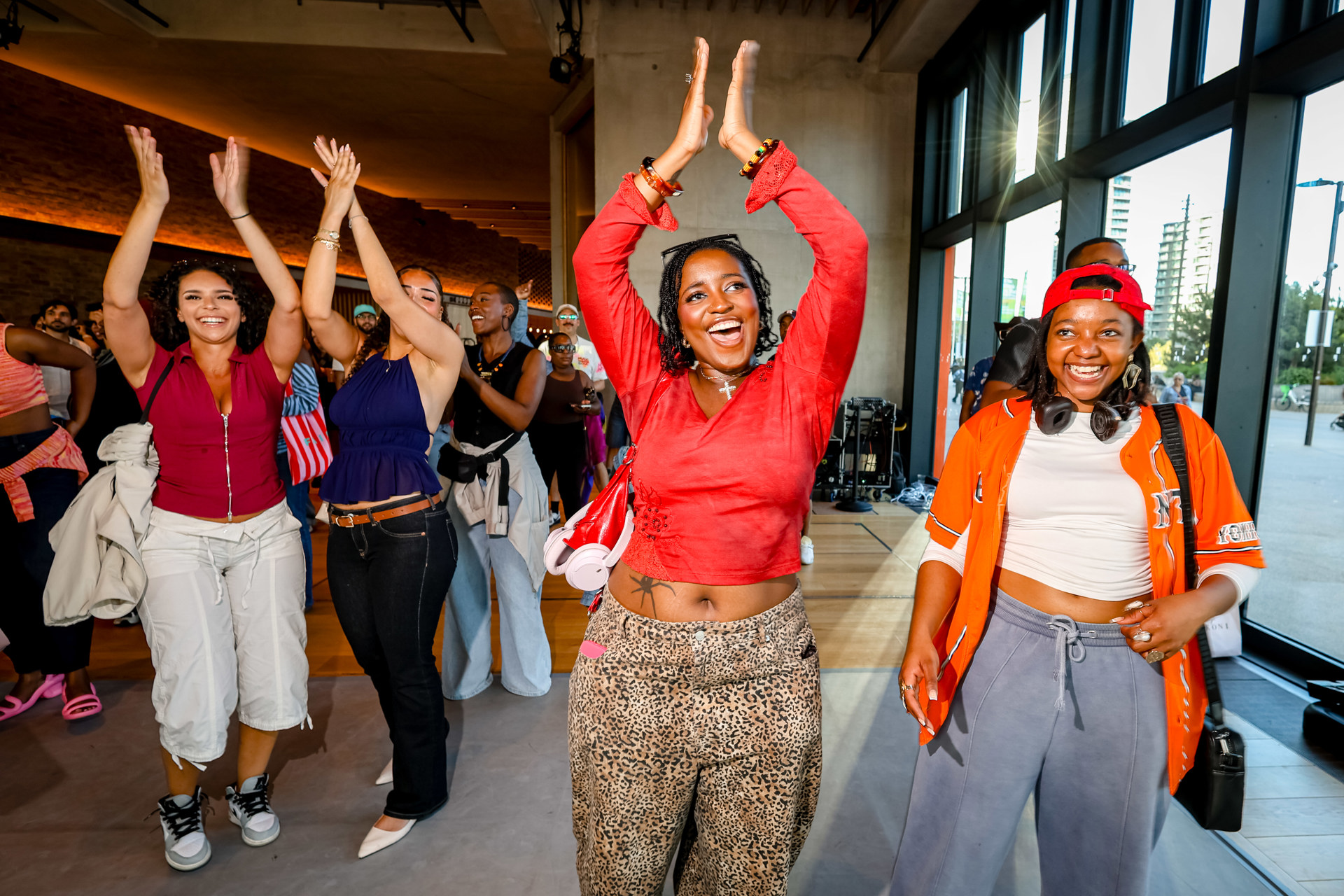 The Music is Black Festival from East Bank at Queen Elizabeth Olympic Park. Credit - Rahil Ahmad The Music is Black Festival from East Bank at Queen Elizabeth Olympic Park. Credit - Rahil Ahmad