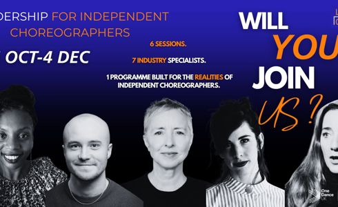 Lead&Create training for independent choreographers is back!