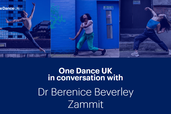 One Dance UK in conversation with Dr Berenice Beverley Zammit