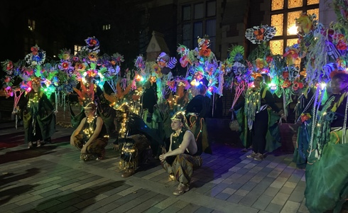 RJC Dance and Mango Arts Leeds West Indian Carnival Winning Troupe ‘BANYAN’ Lights Up Leeds at Light Night 2025