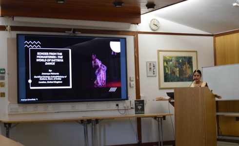Dancer Anannya Mahanta brings Sattriya Dance to the Jesus College, University of Oxford, for the first time